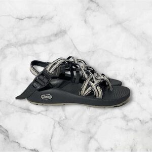 Chaco Sandals, Zx , size 8 woman, gray, white, black